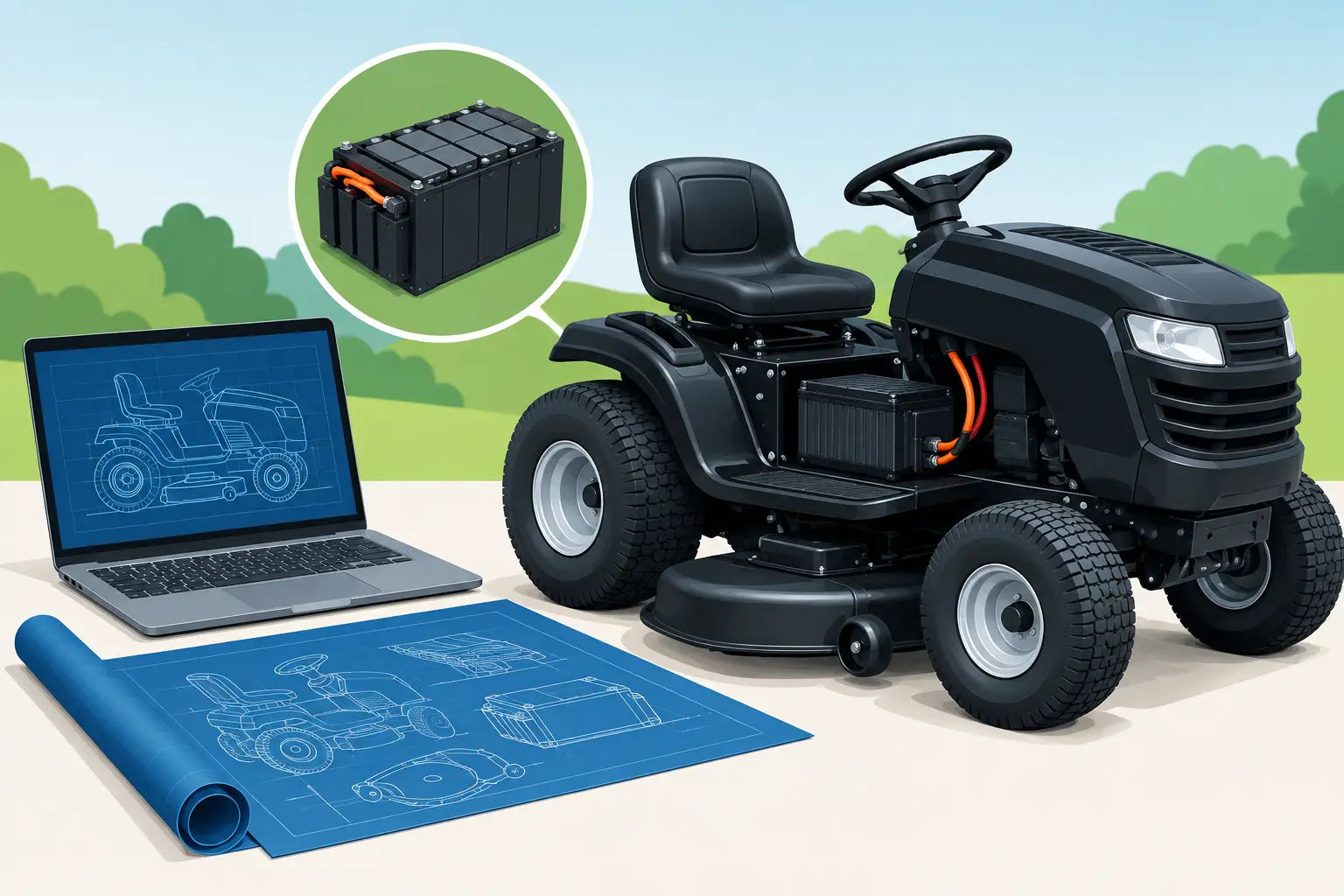 Buy Digital Tractor Plans for a Better 48V Build