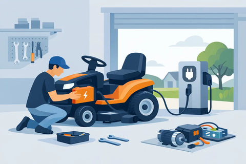 How to Electrify a Lawn Tractor Safely at Home