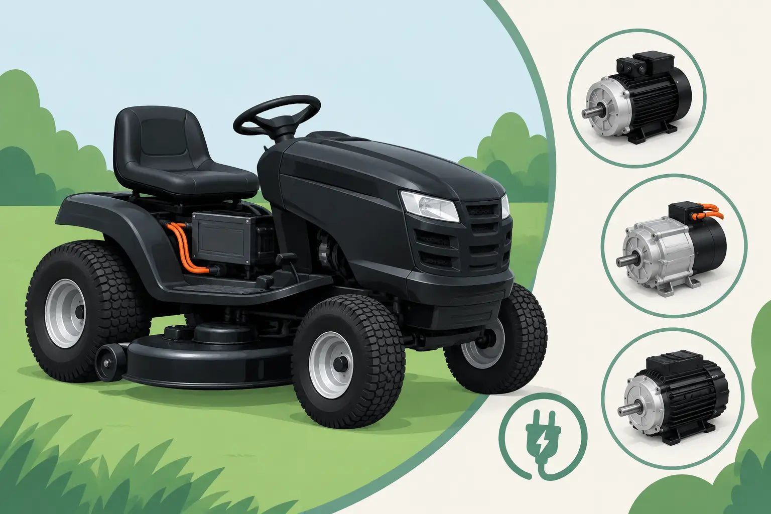 Electric Mower Motor Choices for DIY Tractors