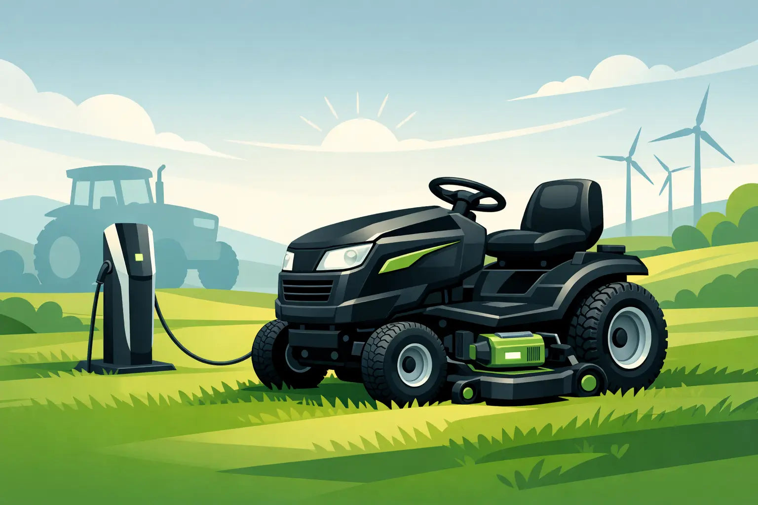 Electric Mower Conversion for Your Tractor